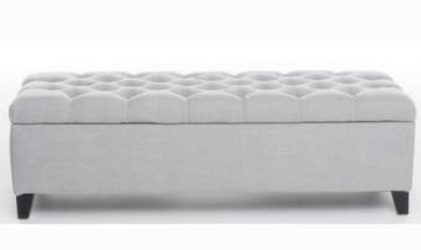 Open Lid - Diamond Button ottoman