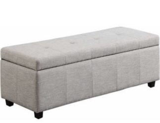 Open Lid Small button Ottoman